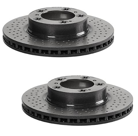 Porsche Brakes Kit - Pads & Rotors Front and Rear (318mm/299mm) (Low-Met) 99761275900 - Brembo 1590129KIT